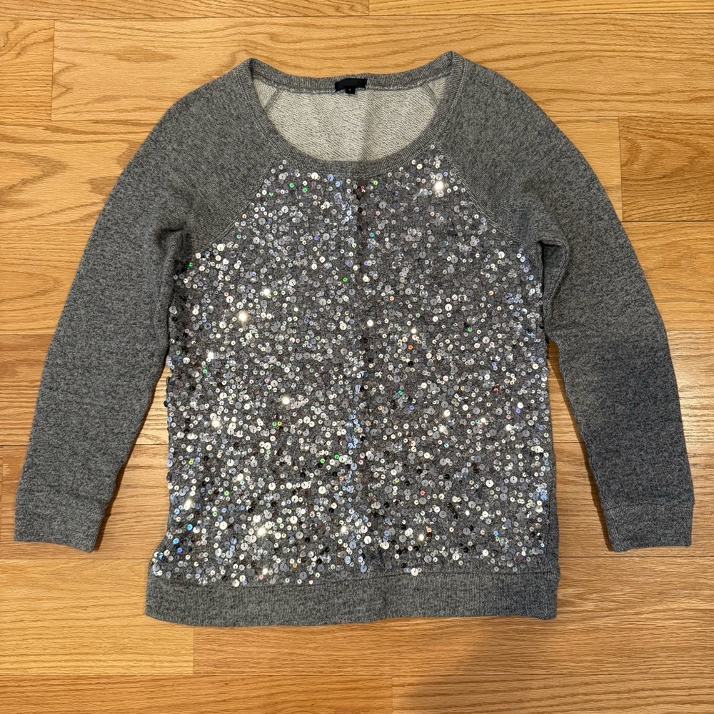 J. Crew Collection Haya Sequin Pullover